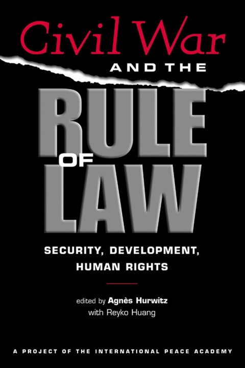 Cover image for book Civil War and the Rule of Law: Security, Development, Human Rights