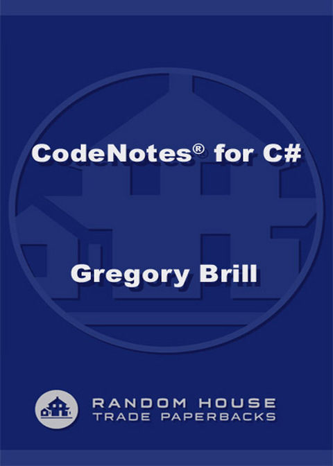Cover image for book CodeNotes for C#
