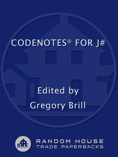 Cover image for book CodeNotes for J#