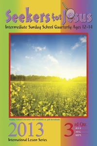 Cover image: 3rd Quarter 2013 Seekers for Jesus