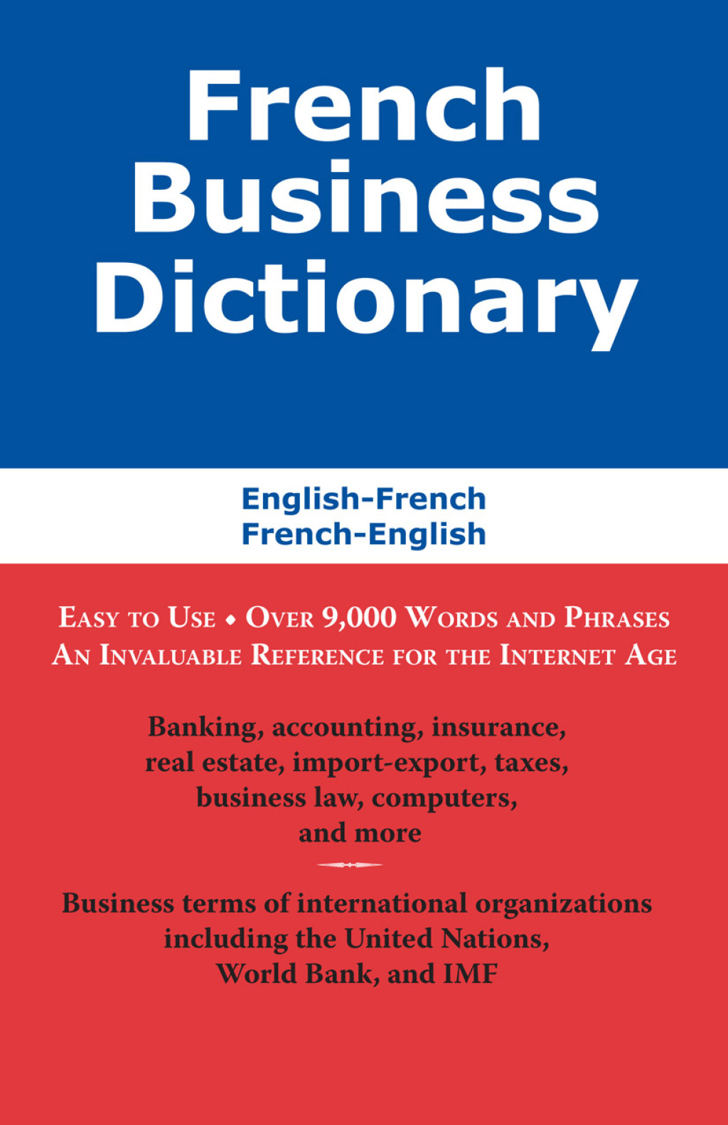Reflowable French Business Dictionary; $11.09