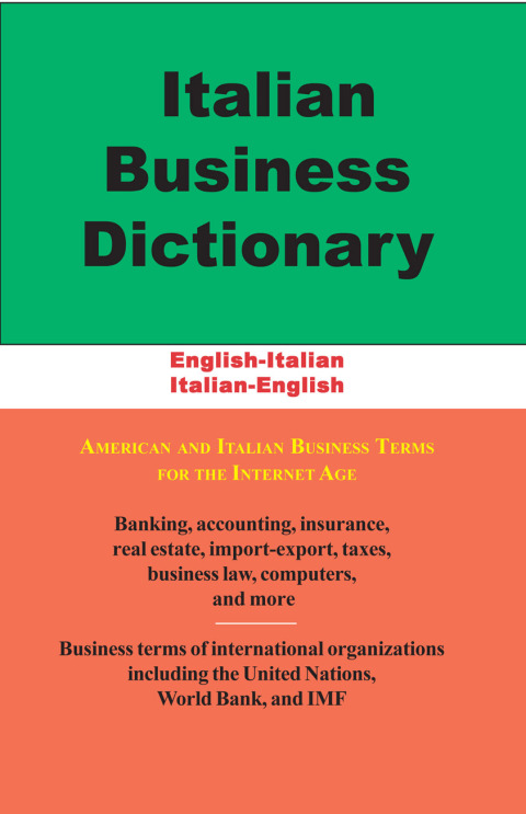 Cover image for book Italian Business Dictionary