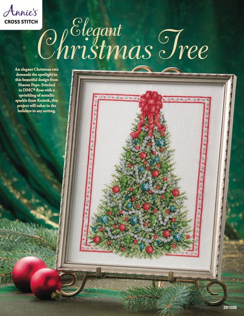 Cover image for book Elegant Christmas Tree Cross Stitch