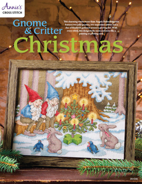 Cover image for book Gnome & Critter Christmas Cross Stitch Pattern
