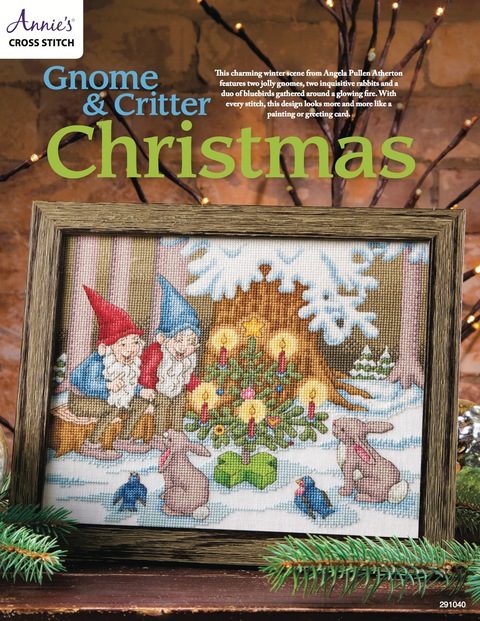 Cover image for book Gnome & Critter Christmas Cross Stitch Pattern