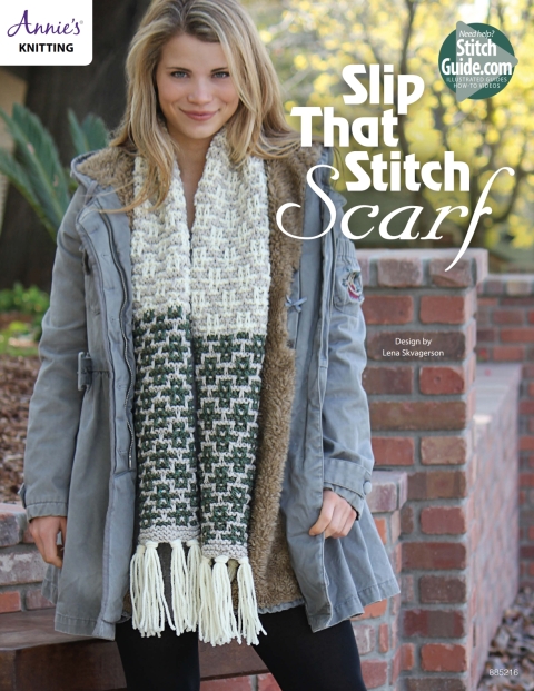 Cover image for book Slip That Stitch Scarf Knit Pattern