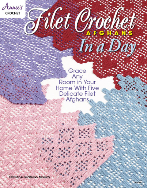 Cover image for book Filet Crochet Afghans in a Day