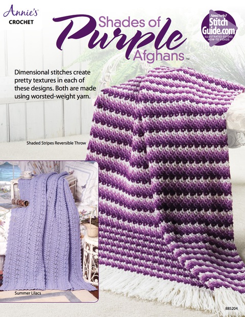 Cover image for book Shades of Purple Afghans