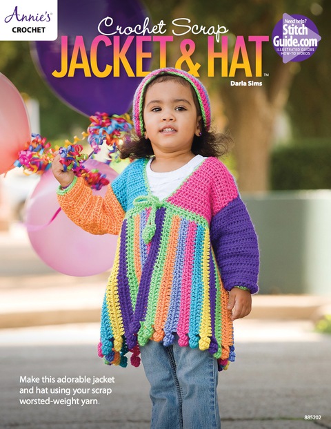 Cover image for book Crochet Scrap Jacket and Hat