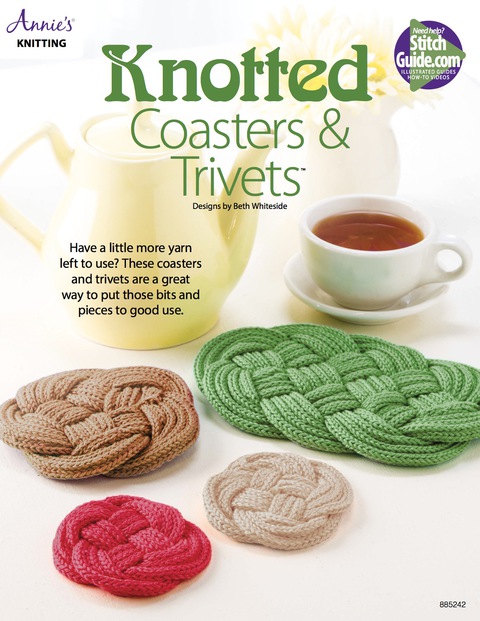 Cover image for book Knotted Coasters & Trivet