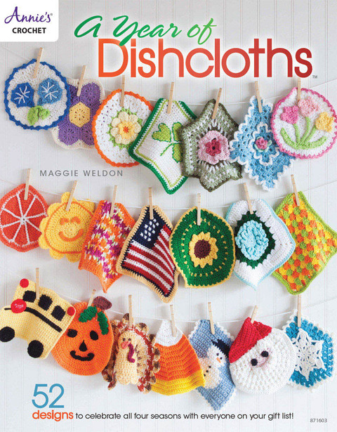 Cover image for book A Year of Dishcloths