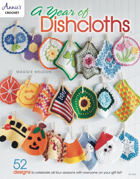 Cover image for book A Year of Dishcloths
