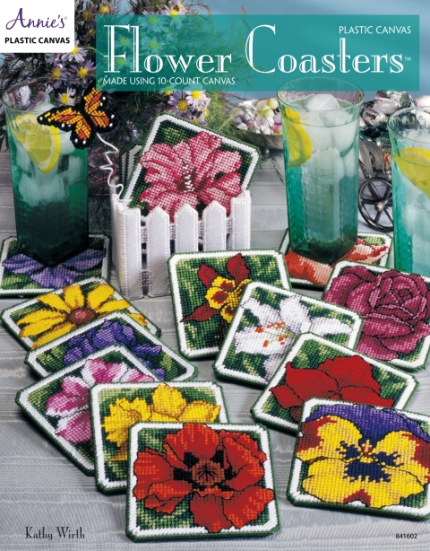 Cover image for book Plastic Canvas Flower Coasters