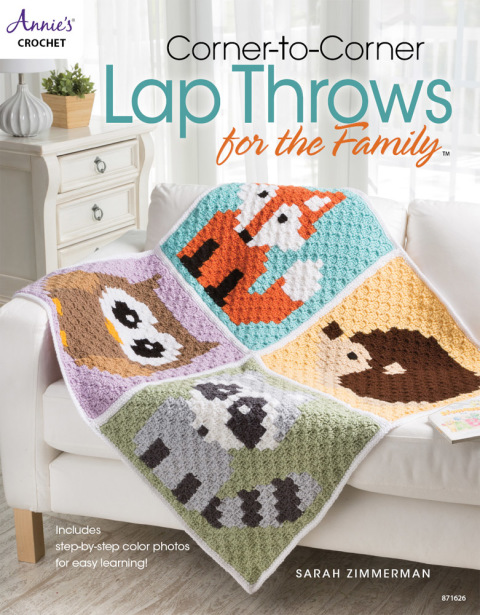 Cover image for book Corner-to-Corner Lap Throws For the Family
