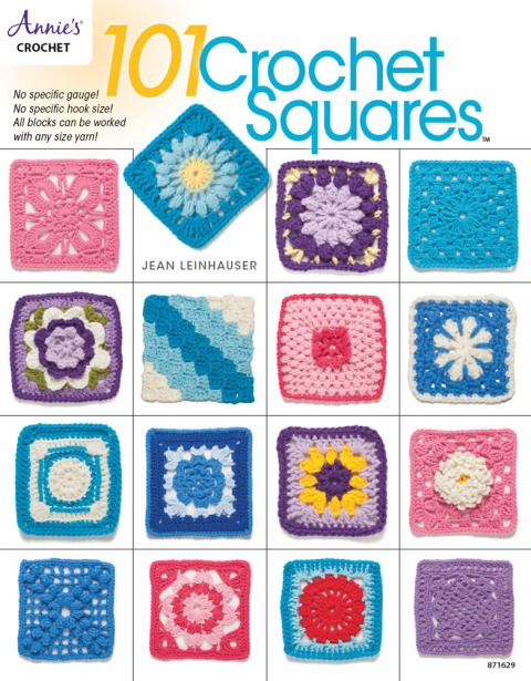 Cover image for book 101 Crochet Squares