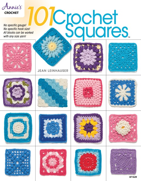 Cover image for book 101 Crochet Squares