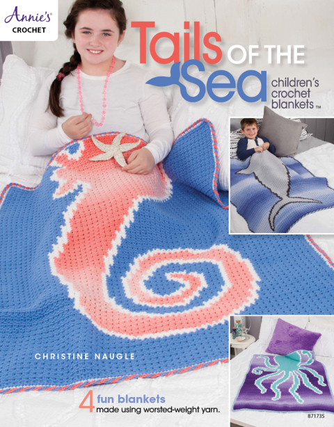 Cover image for book Tails of the Sea: Children's Crochet Blankets