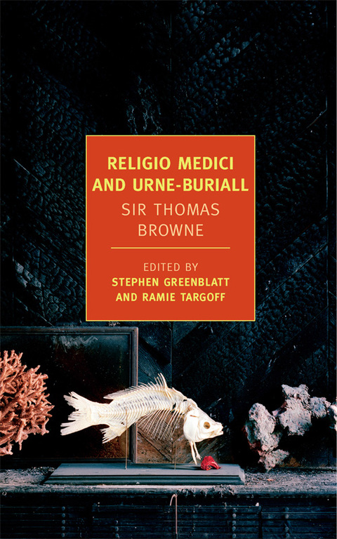 Cover image for book Religio Medici and Urne-Buriall