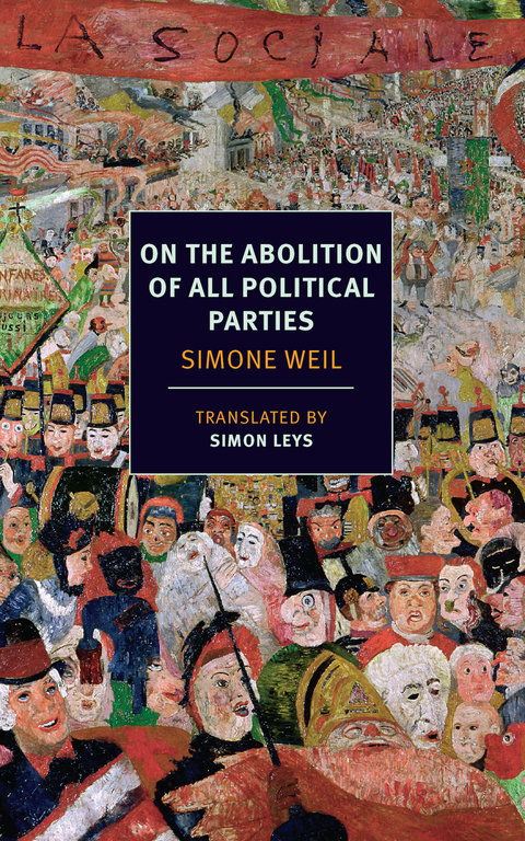Cover image for book On the Abolition of All Political Parties