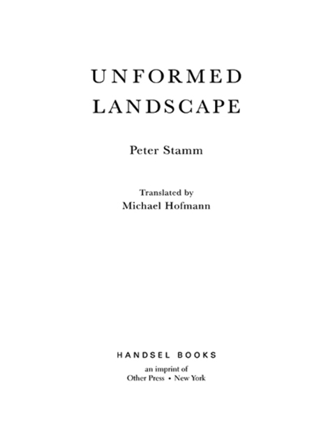 Cover image for book Unformed Landscape