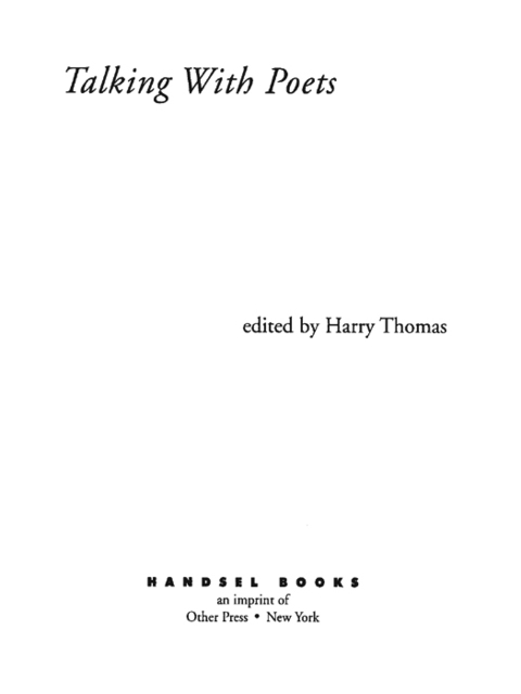 Cover image for book Talking with Poets