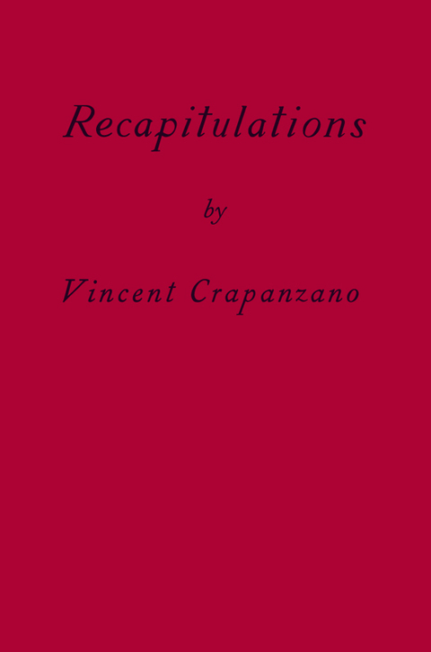 Cover image for book Recapitulations