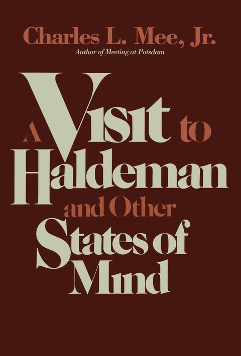 Cover image for book Visit to Haldeman and Other States of Mind