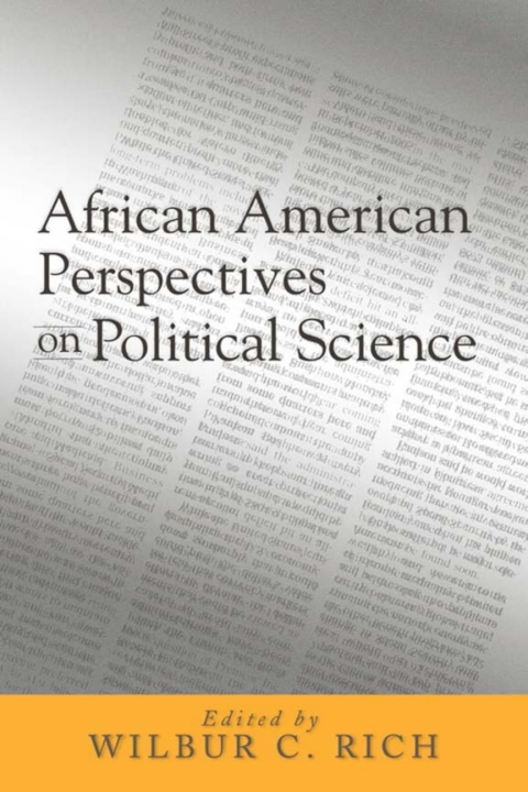 Cover image for book African American Perspectives on Political Science