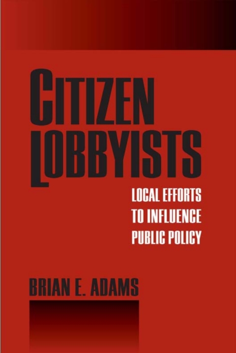 Cover image for book Citizen Lobbyists