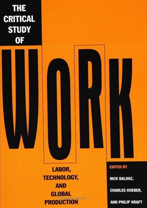 Cover image for book Critical Study Of Work