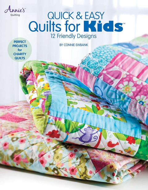 Cover image for book Quick & Easy Quilts for Kids: 12 Friendly Designs