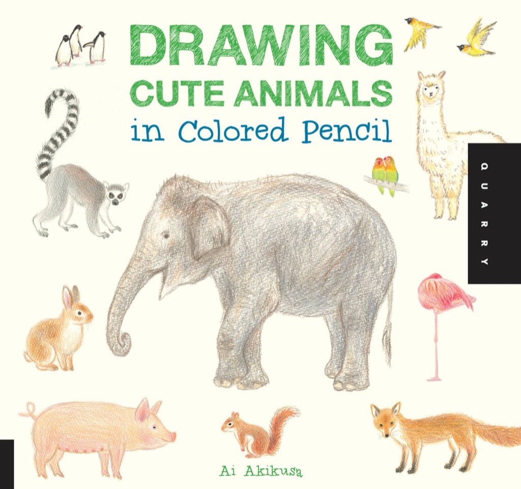 Page Fidelity Drawing Cute Animals in Colored Pencil