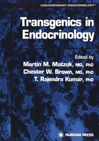 Cover image: Transgenics in Endocrinology 1st edition 9780896037649