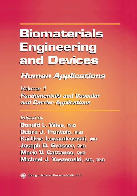 Cover image for book Biomaterials Engineering and Devices: Human Applications