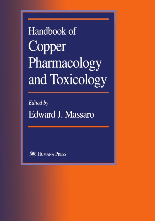 Handbook of Copper Pharmacology and Toxicology