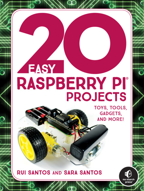 Cover image for book 20 Easy Raspberry Pi Projects