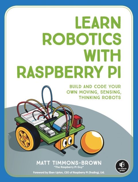 Cover image for book Learn Robotics with Raspberry Pi