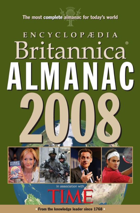 Cover image for book 2008 Britannica Almanac