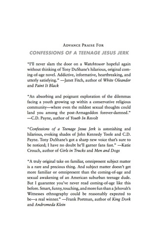 Confessions of a Teenage Jesus Jerk