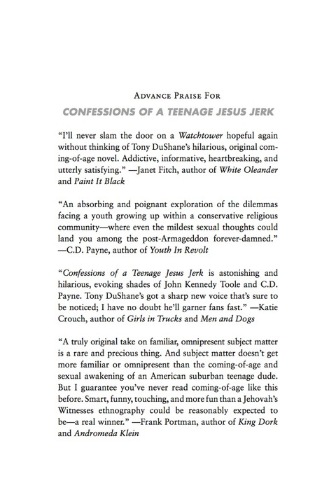 Cover image for book Confessions of a Teenage Jesus Jerk