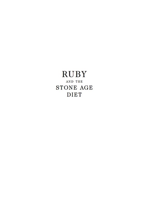Cover image for book Ruby and the Stone Age Diet
