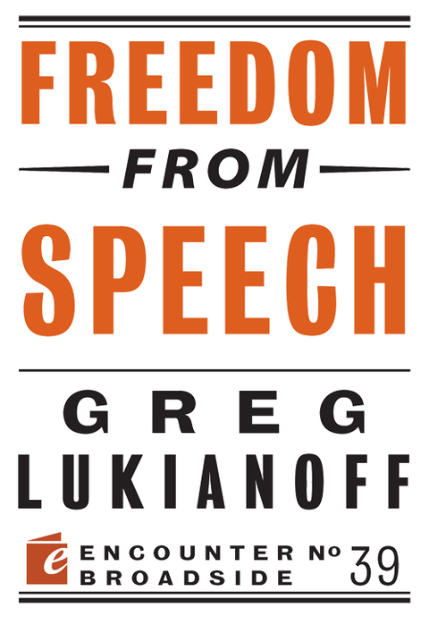 Cover image for book Freedom from Speech