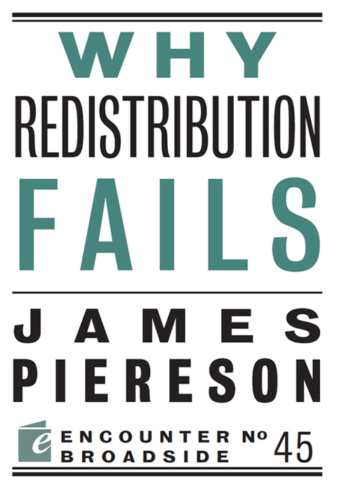 Cover image for book Why Redistribution Fails