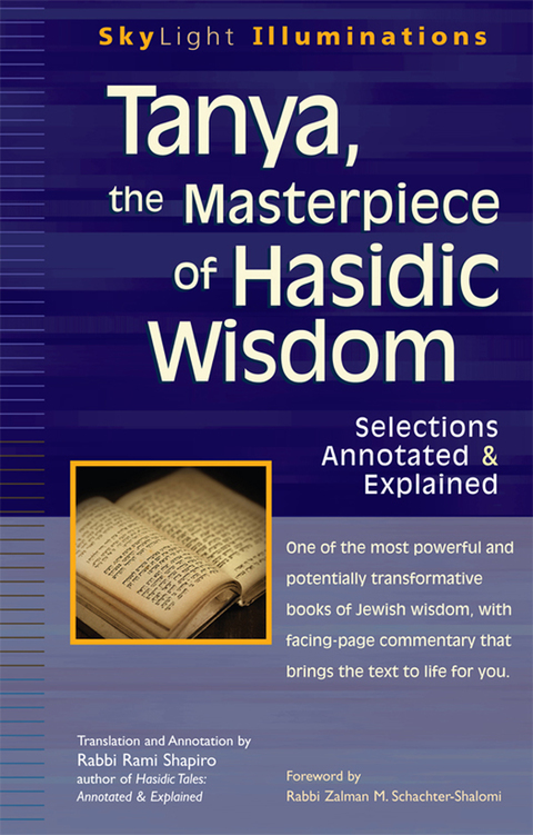 Cover image for book Tanya the Masterpiece of Hasidic Wisdom
