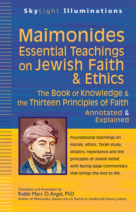 Cover image for book Maimonides—Essential Teachings on Jewish Faith & Ethics