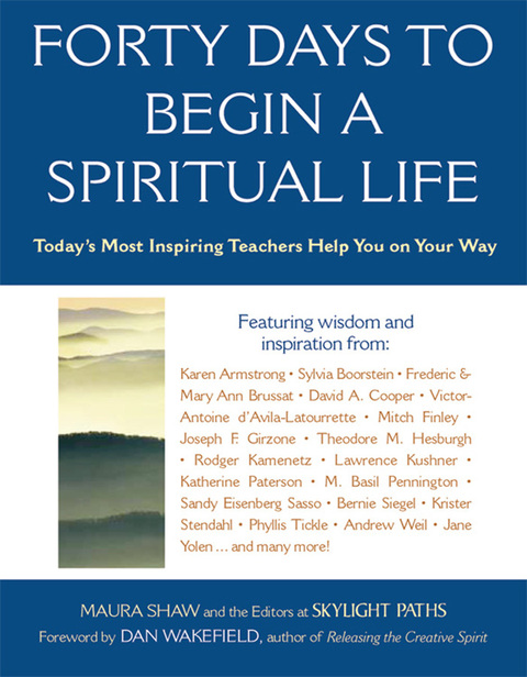 Cover image for book Forty Days to Begin a Spiritual Life