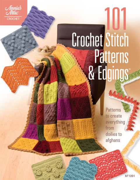 Cover image for book 101 Crochet Stitch Patterns &amp; Edgings