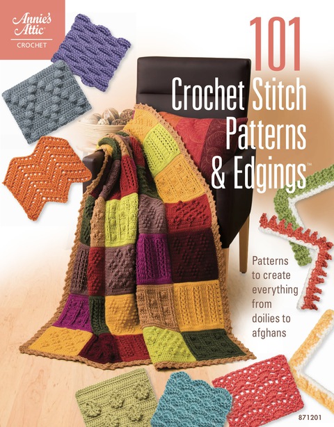 Cover image for book 101 Crochet Stitch Patterns &amp; Edgings