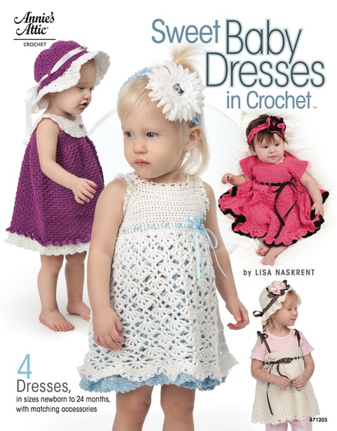 Cover image for book Sweet Baby Dresses in Crochet