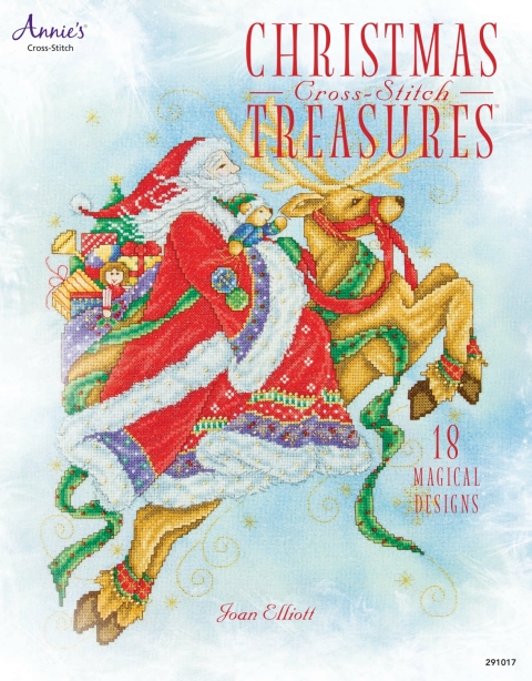 Cover image for book Christmas Cross-Stitch Treasures